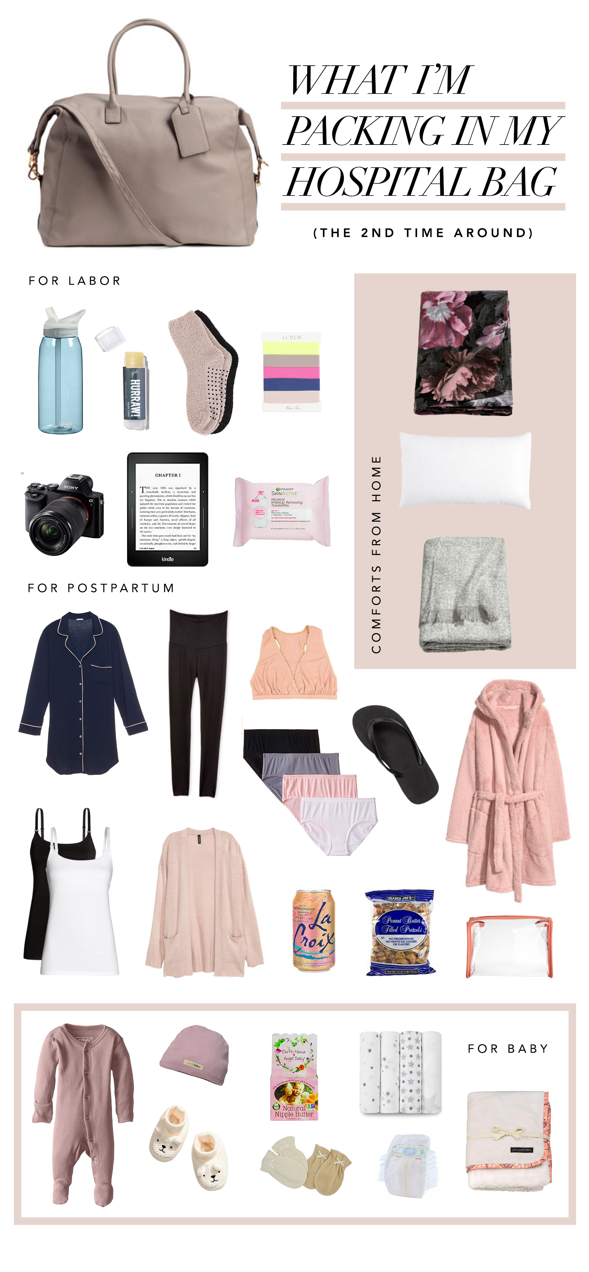 What's In My Hospital Bag For Baby 2! The Mama Notes