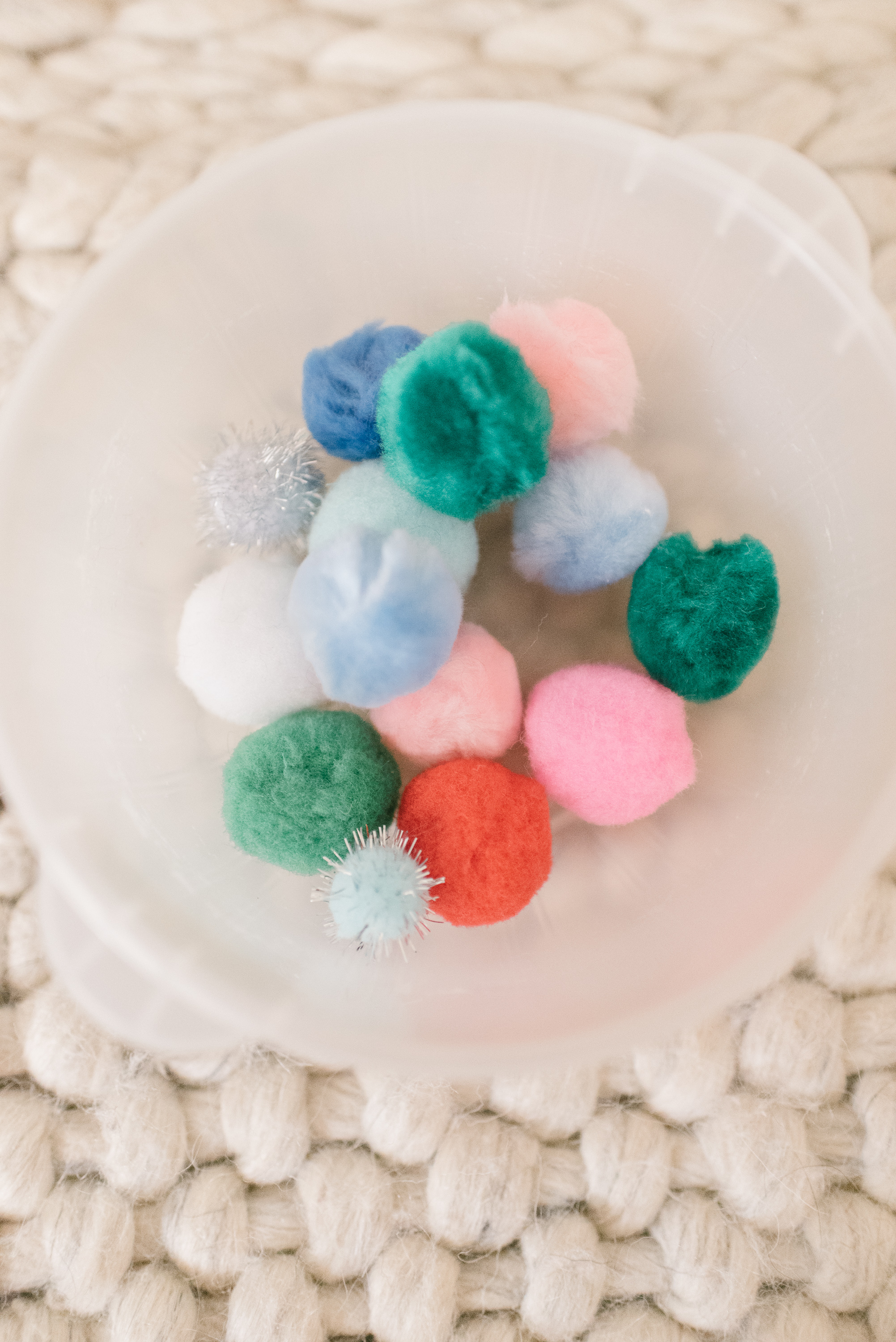 Sensory PomPom Drop For 1218 Months The Mama Notes