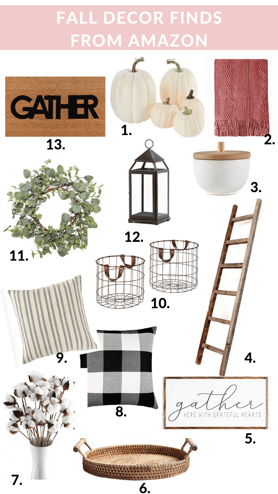 Fall Home Decor Finds From Amazon The Mama Notes
