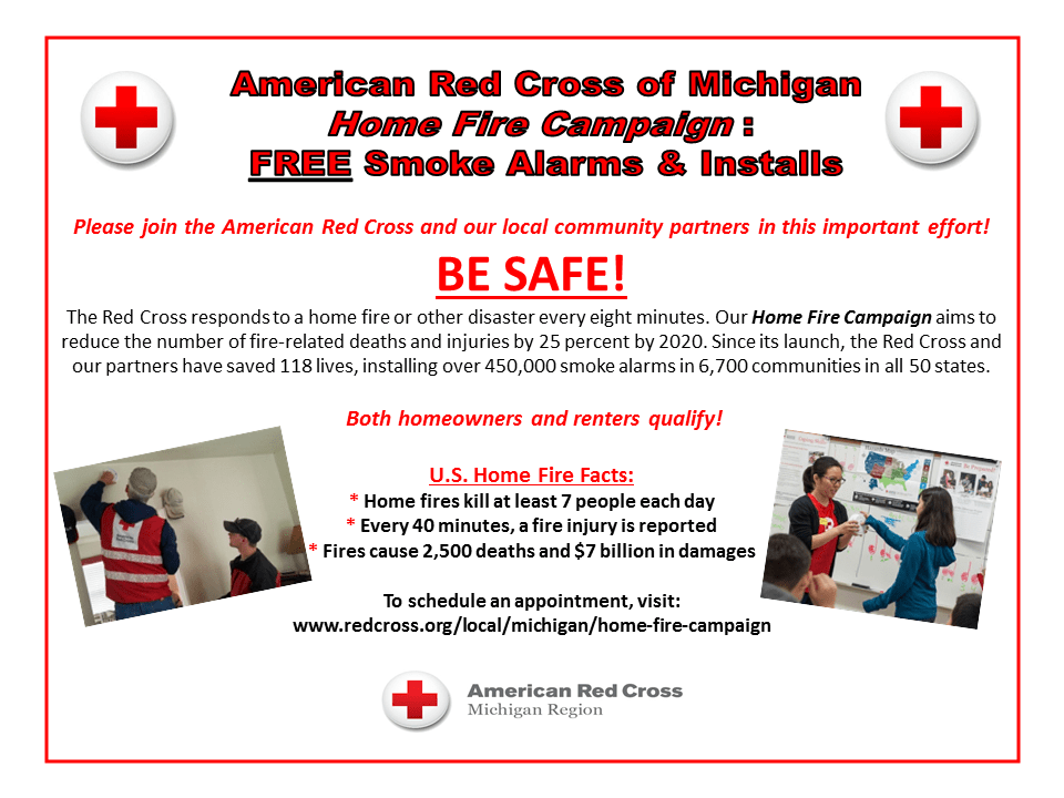 Free smoke alarms provided by the Red Cross The Manchester Mirror