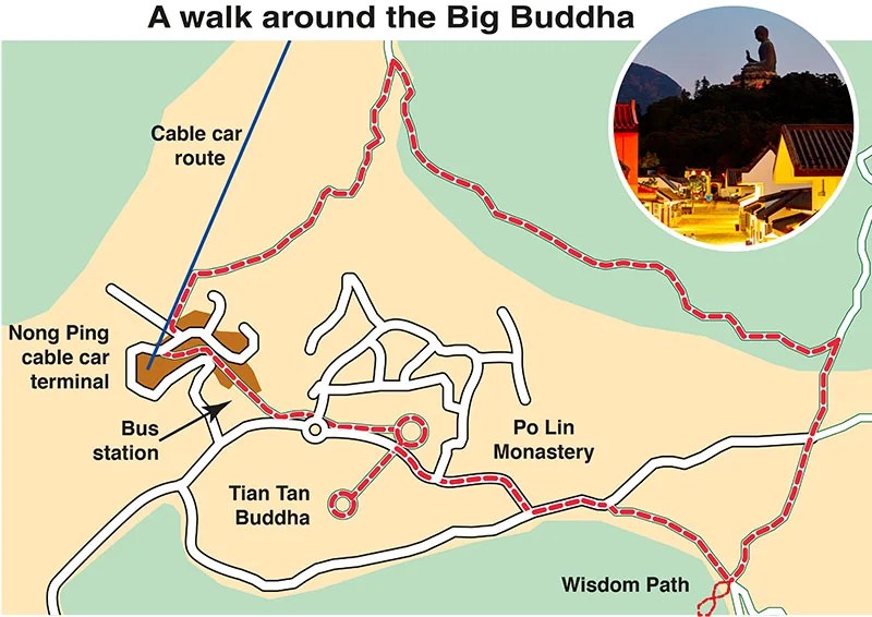 Hiking at Big Buddha and the Wisdom Path The Mango Road