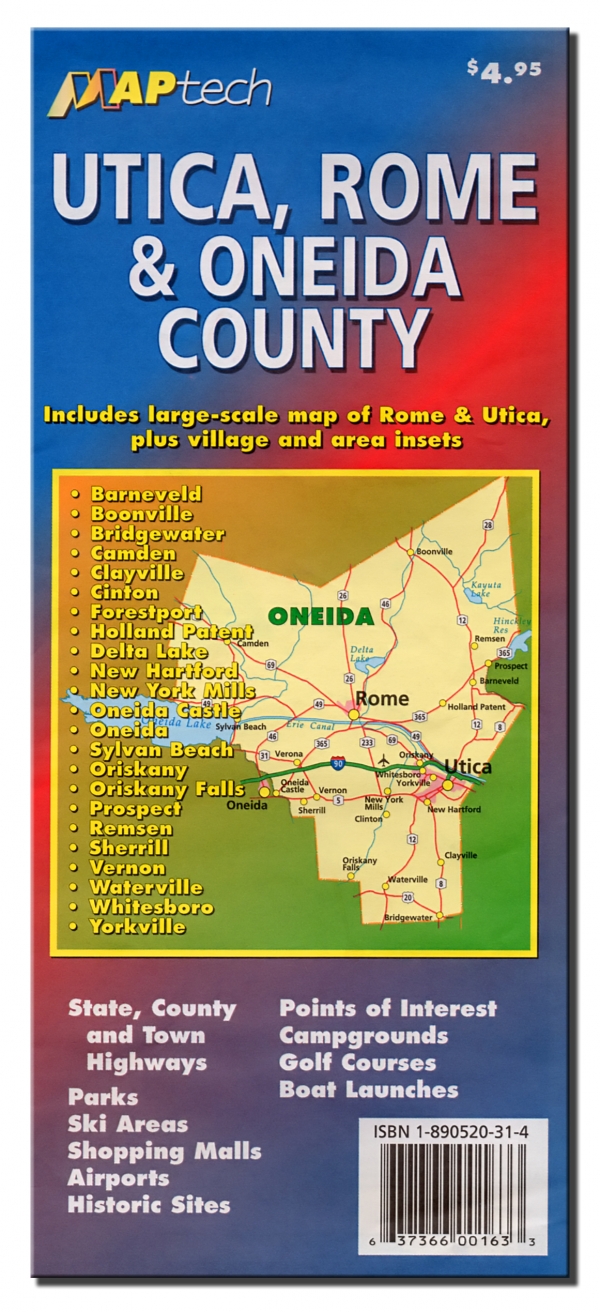 Utica, Rome & Oneida County New York The Map Source