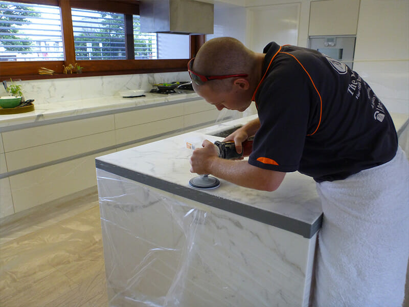 Stone Polishing Benchtops, Countertops, Floors, Walls, Showers, Vanities