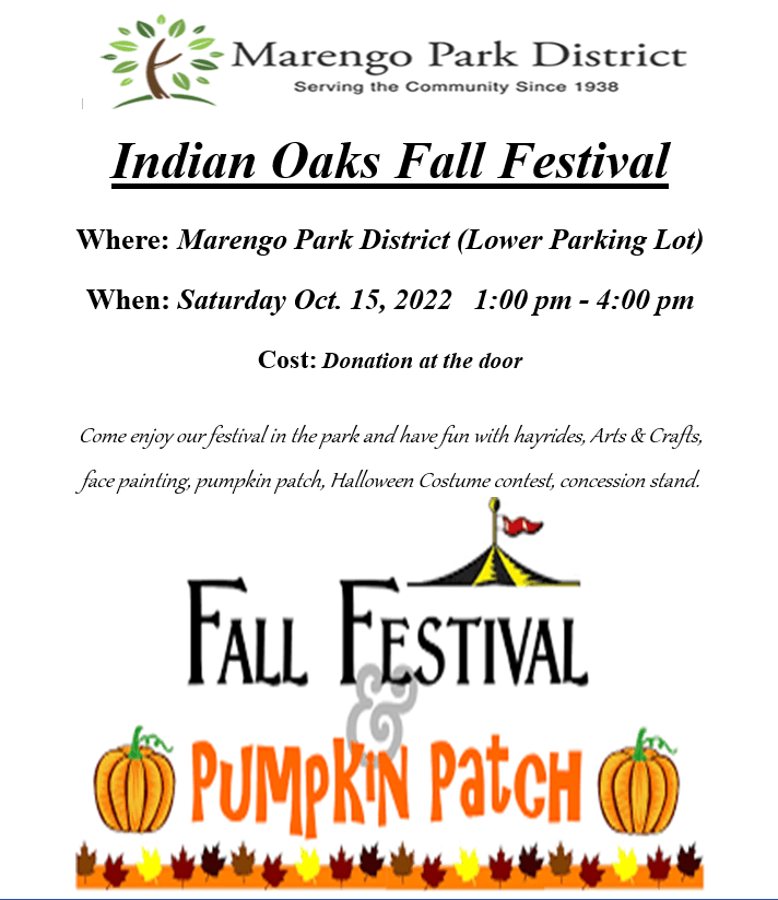Fall Fest Marengo Park District