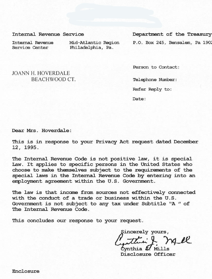 Recent Adjudicated Evidence entered against IRS position