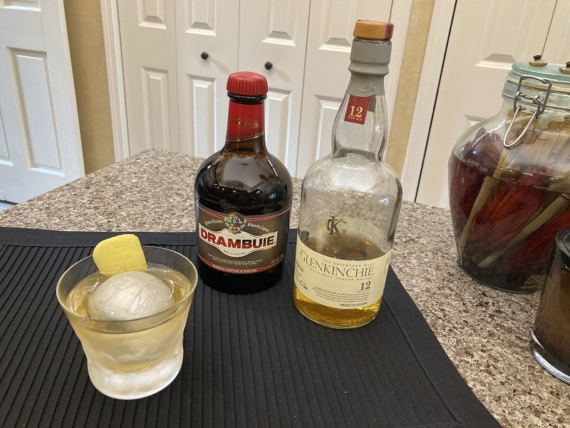 Rusty Nail Drambuie Cocktail Scotch Whiskey Liqueur