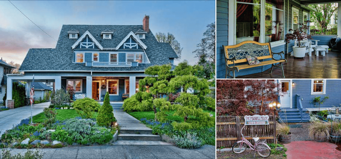 The Maxwell House Bed & Breakfast Elegant Restored Craftsman B&B Inn