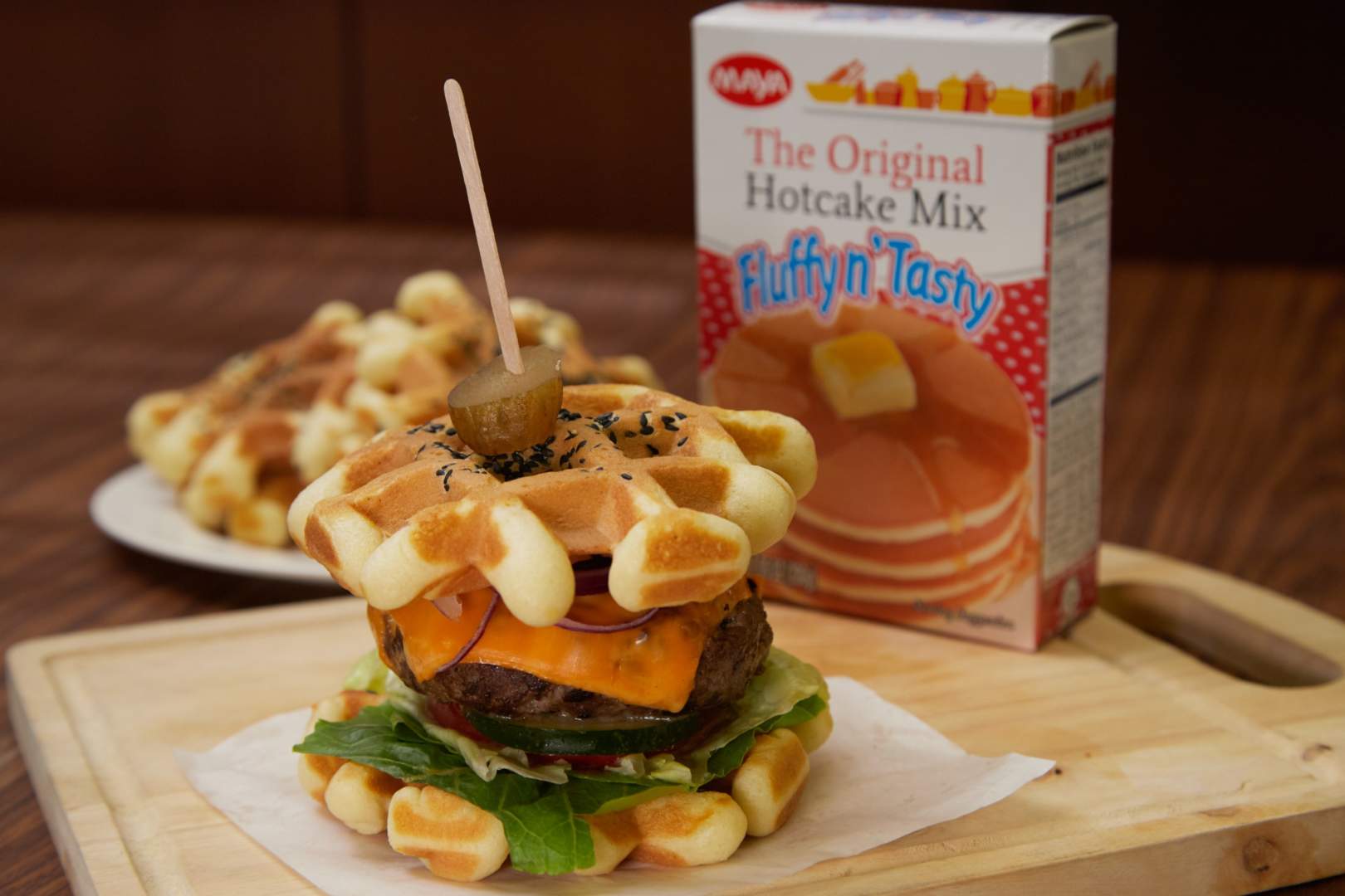 Waffle Burger Online Recipe The Maya Kitchen
