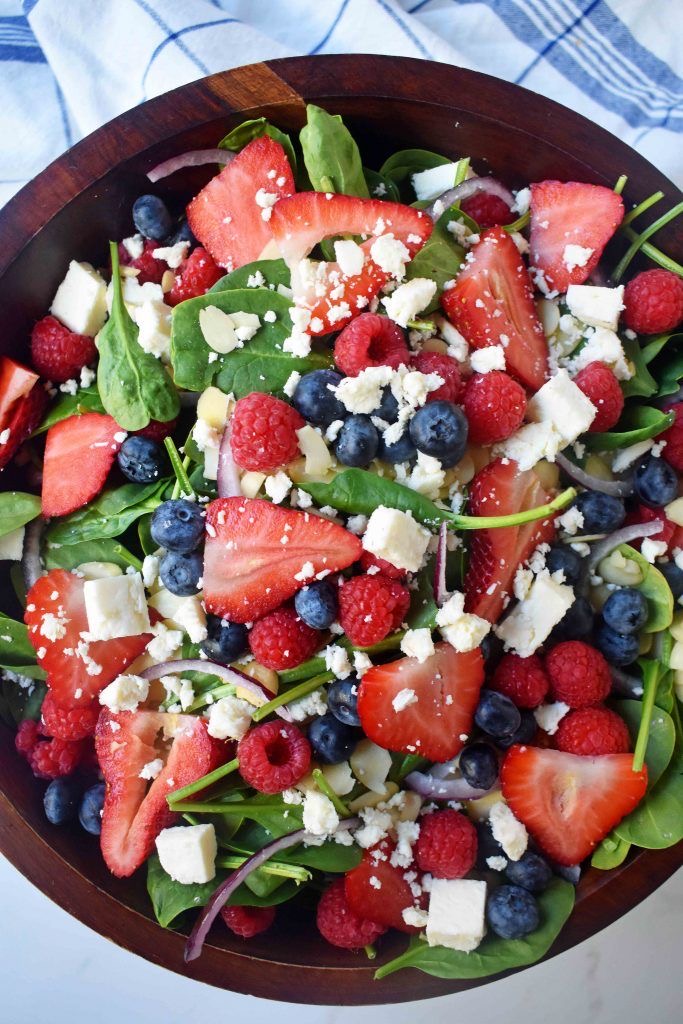 Red, White & Blue Salad (Small) The Meal Prep Life