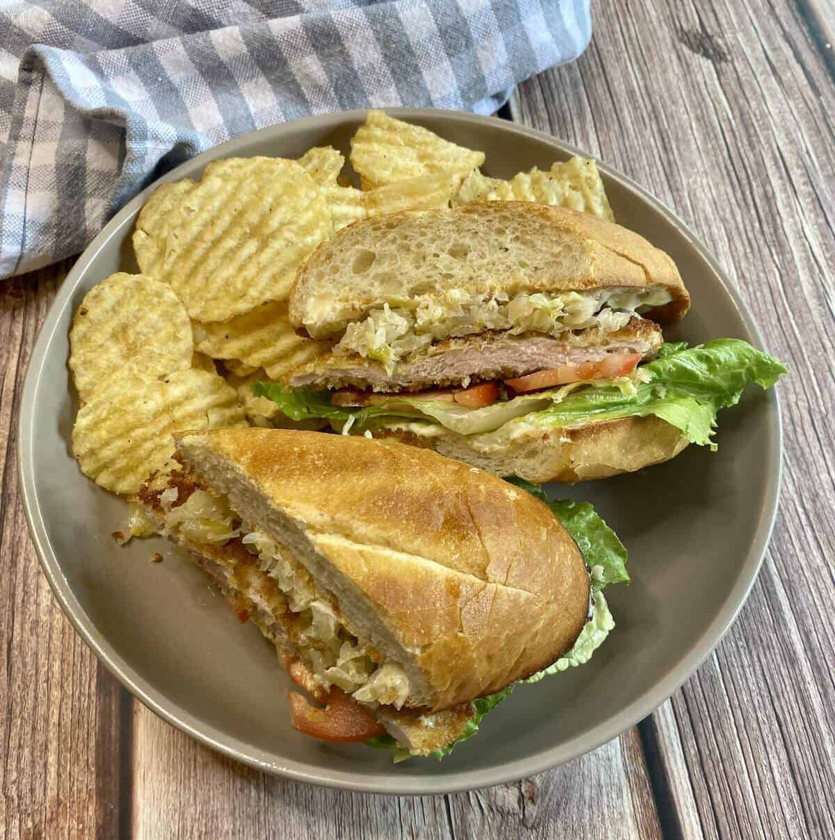 Pork Schnitzel Sandwich The Measured Scoop