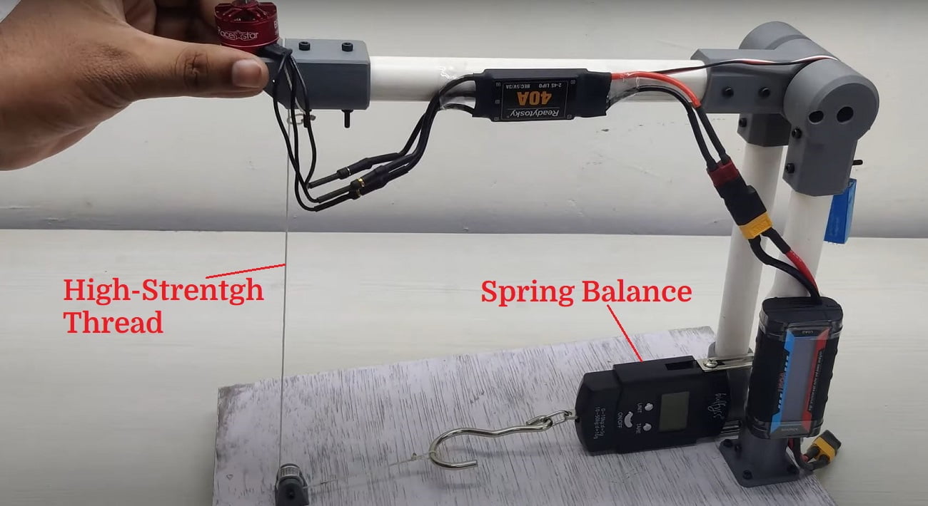 FREE Thrust Test Rig Racerstar 2500KV Motor Thrust Test TheMechNinja