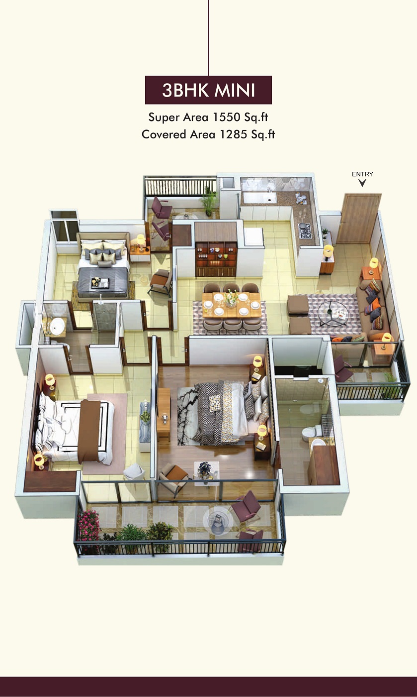 THE MEDALLION MOHALI Luxury Flats on Airport Road, Sector 82