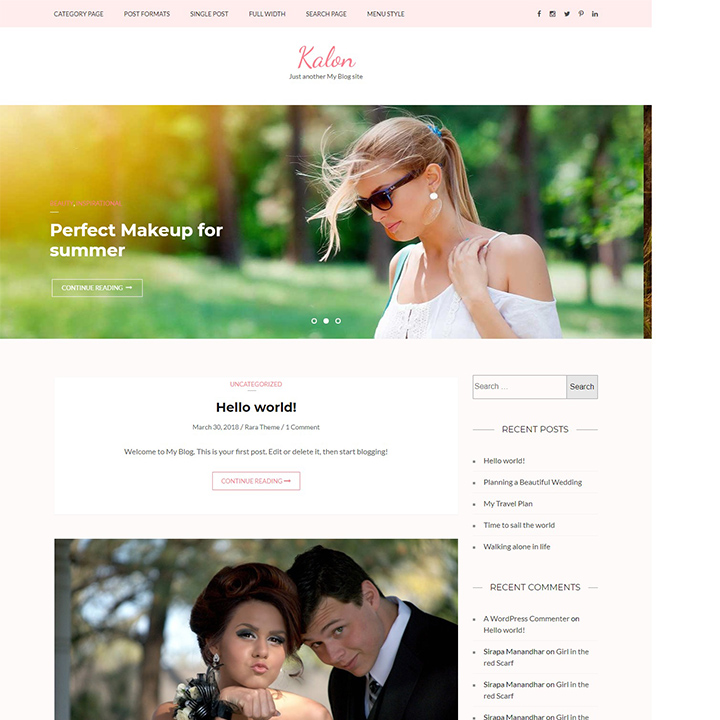 15+ Elegant and Chic Best Free Wedding WordPress Themes