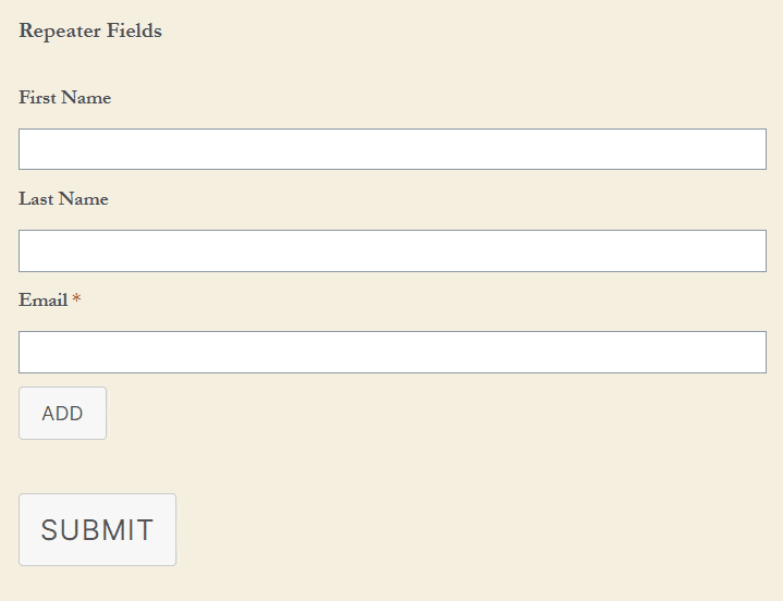 How to Create a WordPress Form with Repeatable Fields?