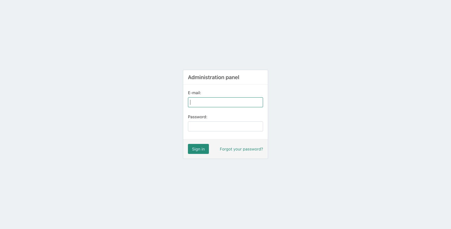 Extended Login Page for Admin & Vendor Panels ThemeHills