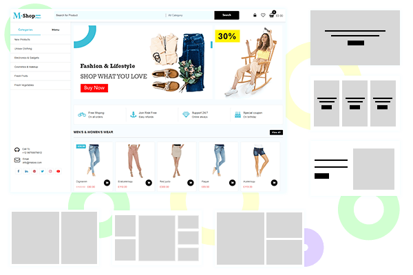 M Shop Pro Premium WordPress Addon ThemeHunk