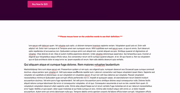 WordPress Word Informer Add Word Definition to Blog Post WordPress Word Informer Add Word Definition to Blog Post