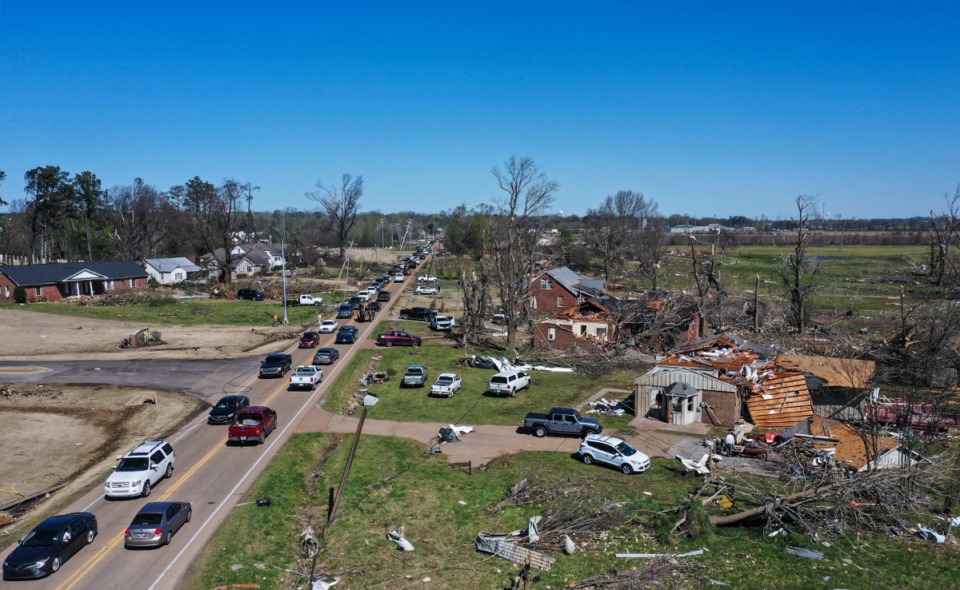 Covington 'impassable' after Friday night tornado, seeking volunteers