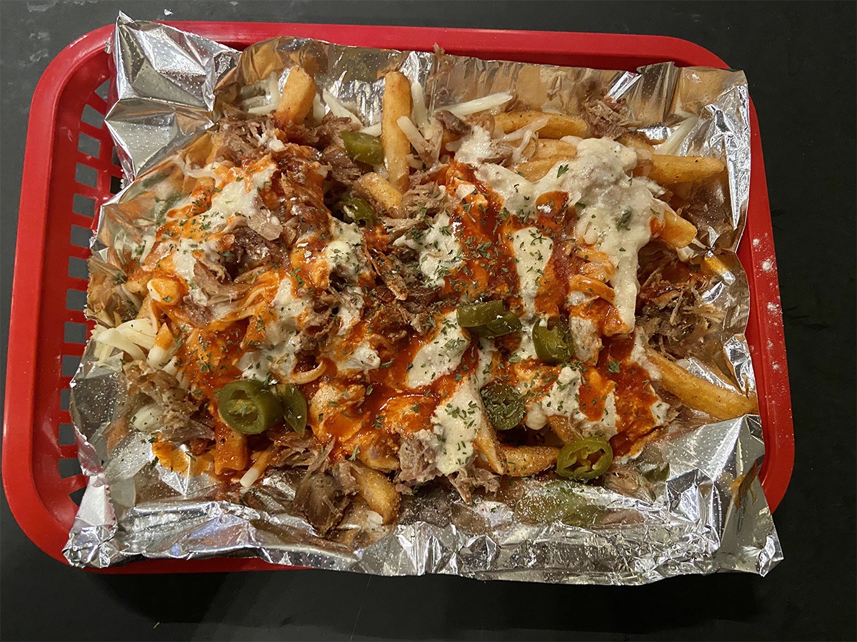 10 Deal Loaded fries from Red Bone's Turkey Legs Memphis Local