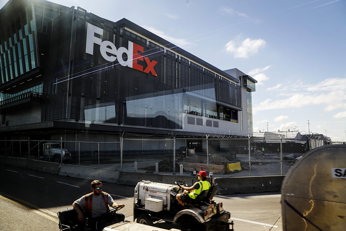 Inked FedEx continues to expand at world hub, new Dunkin' and