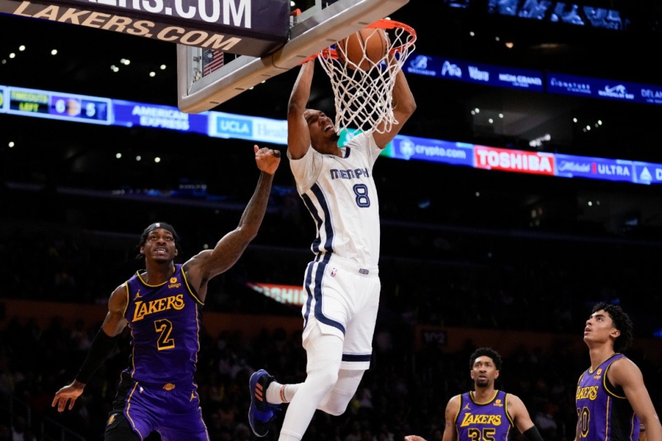 Box score Grizzlies 127, Lakers 113 Memphis Local, Sports, Business