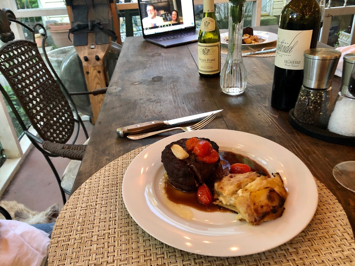 Joe’s Wines & Liquors teams with Restaurant Iris for Zoom meal