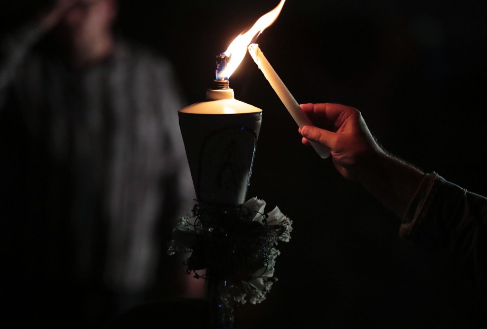 Burnin' Love More than 7 million watched candlelight vigil online