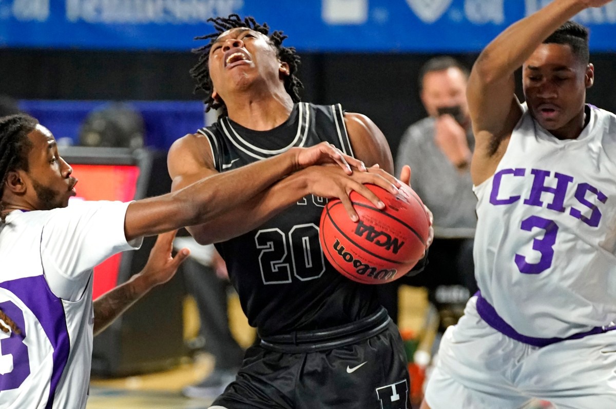 TSSAA Class AAA boys basketball quarters box score Houston 70