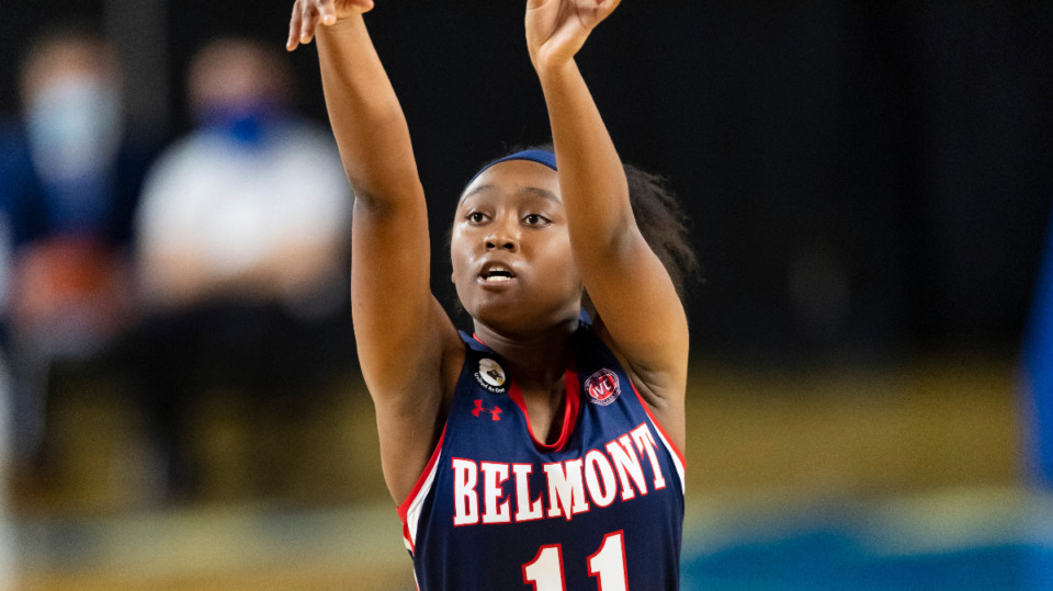 No surprise here Houston grad Destinee Wells is Belmont's leader in