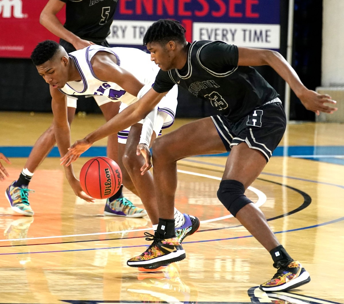TSSAA high school boys basketball Class AAA championship Houston 62
