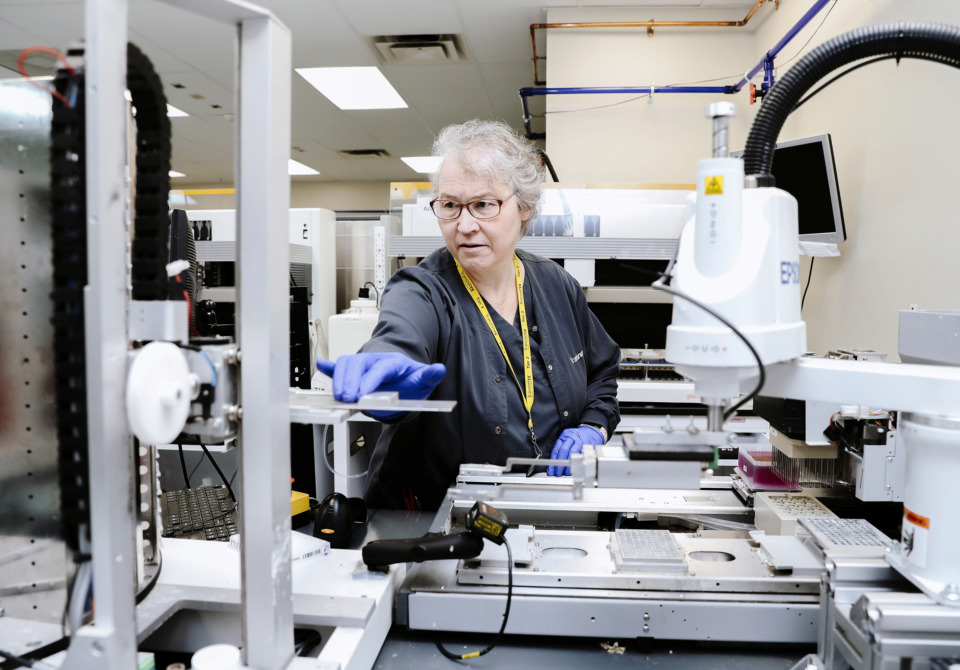 Robots help testing lab complete 20 millionth sample Memphis
