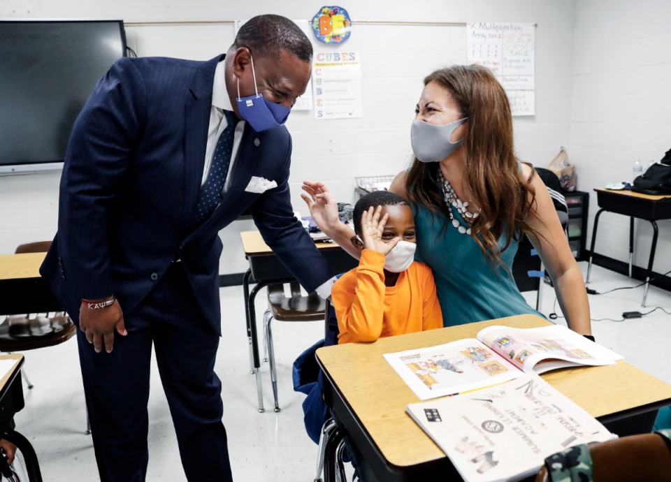 State education Commissioner Penny Schwinn visits SCS summer academy
