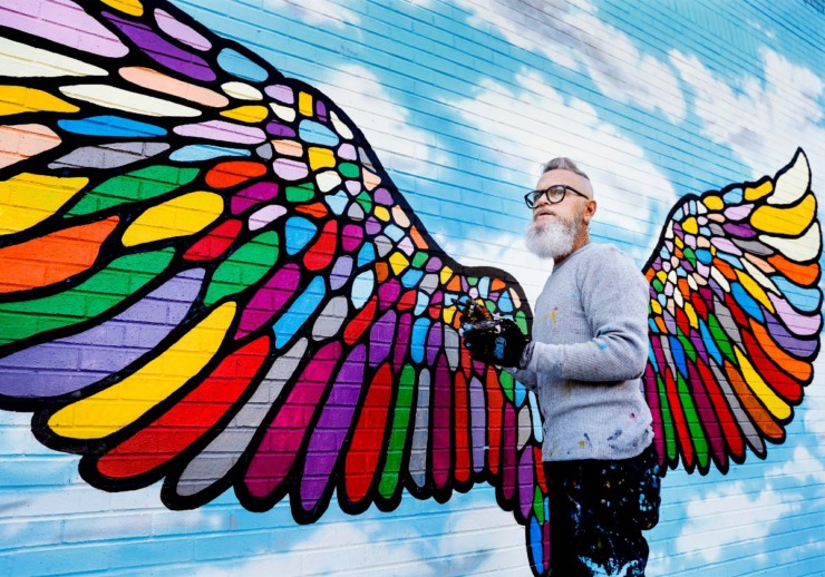 Interactive Bartlett mural offers wings of hope Shelby County Chamber