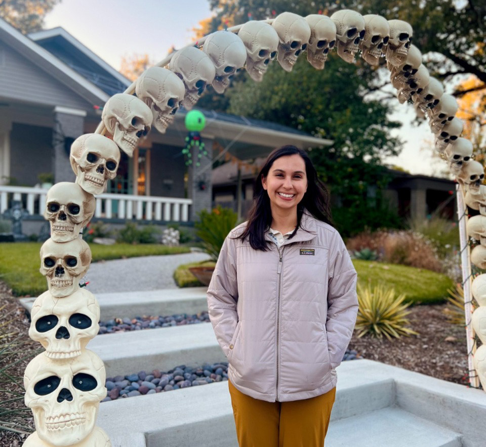 Good bones Local residents get creepy — and creative — with skeletons
