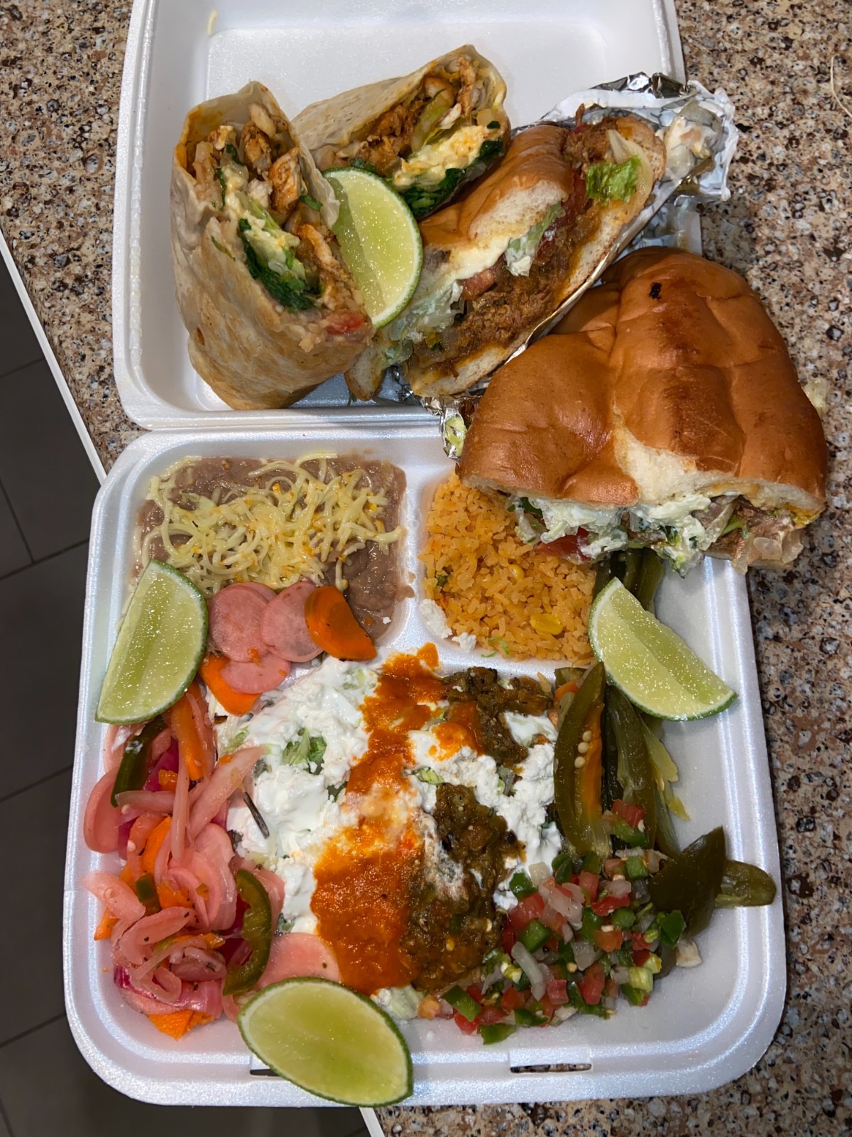 10 Deal Burritos, tortas and flautas at Emilio's Grocery Memphis