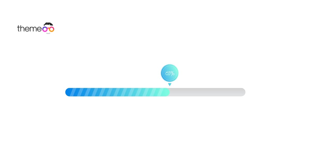 How to create gradient progress bar using Elementor ThemeOO Free