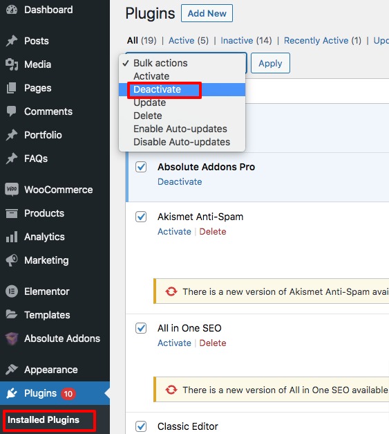 How to fix widget panel not loading in Elementor ThemeOO