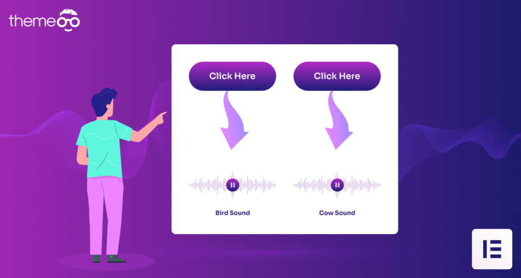 How to Add Sound Effect on Button with Elementor ThemeOO