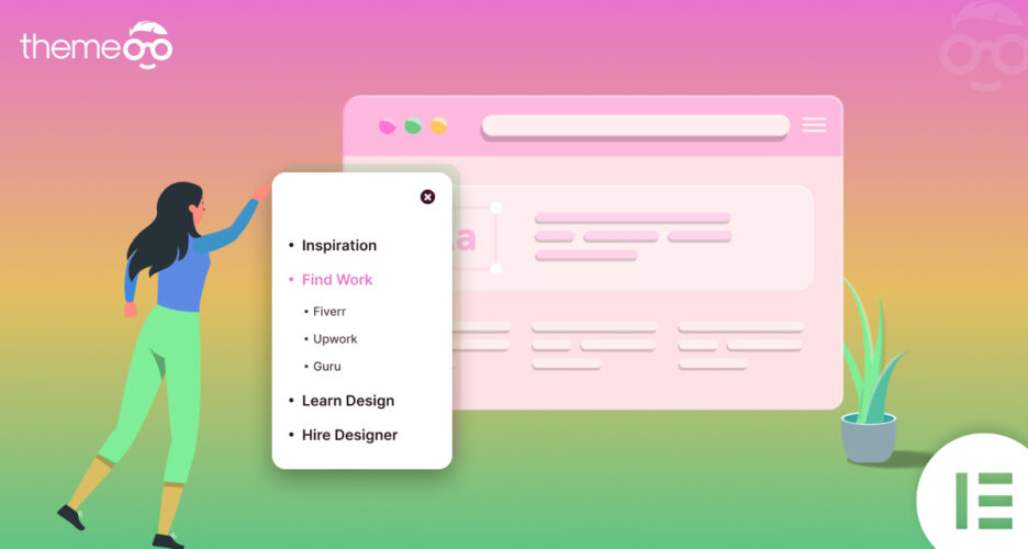 How to create a popup menu using Elementor ThemeOO Professional Elementor Blog