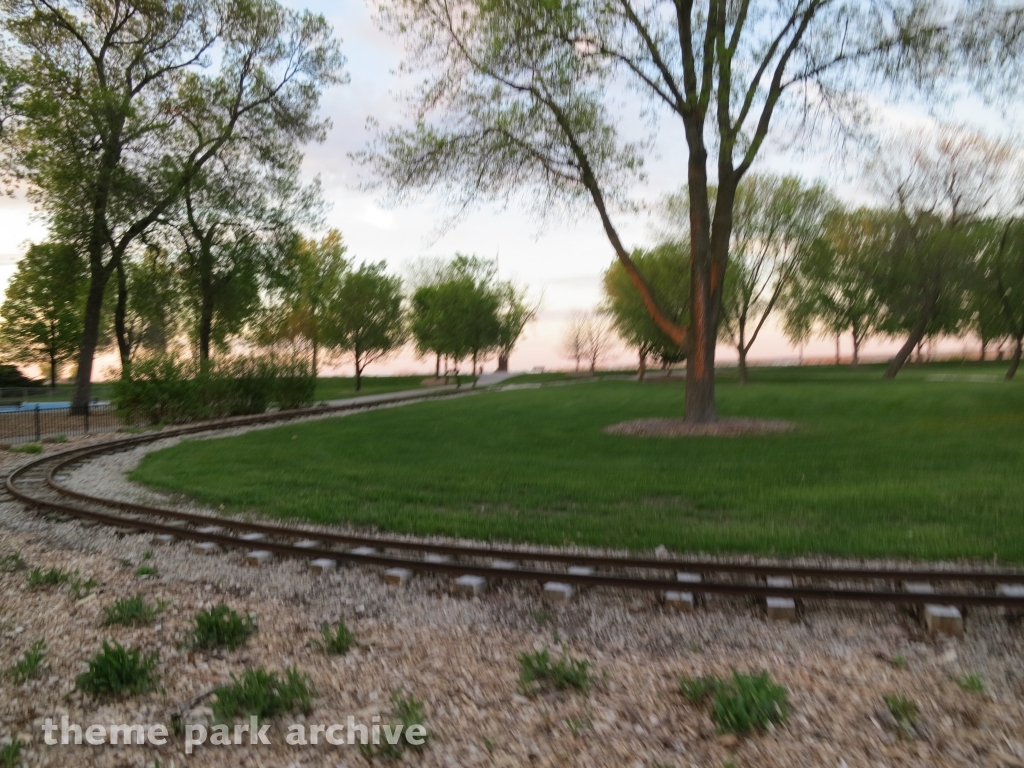 Theme Park Archive Train Depot at Bay Beach Amusement Park