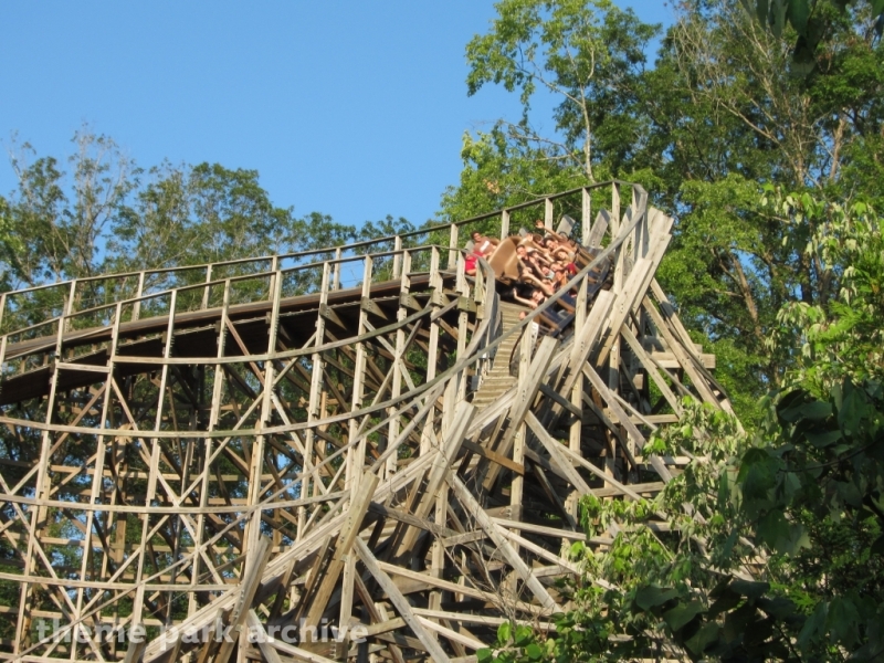 Top 10 Wooden Roller Coasters Theme Park Archive