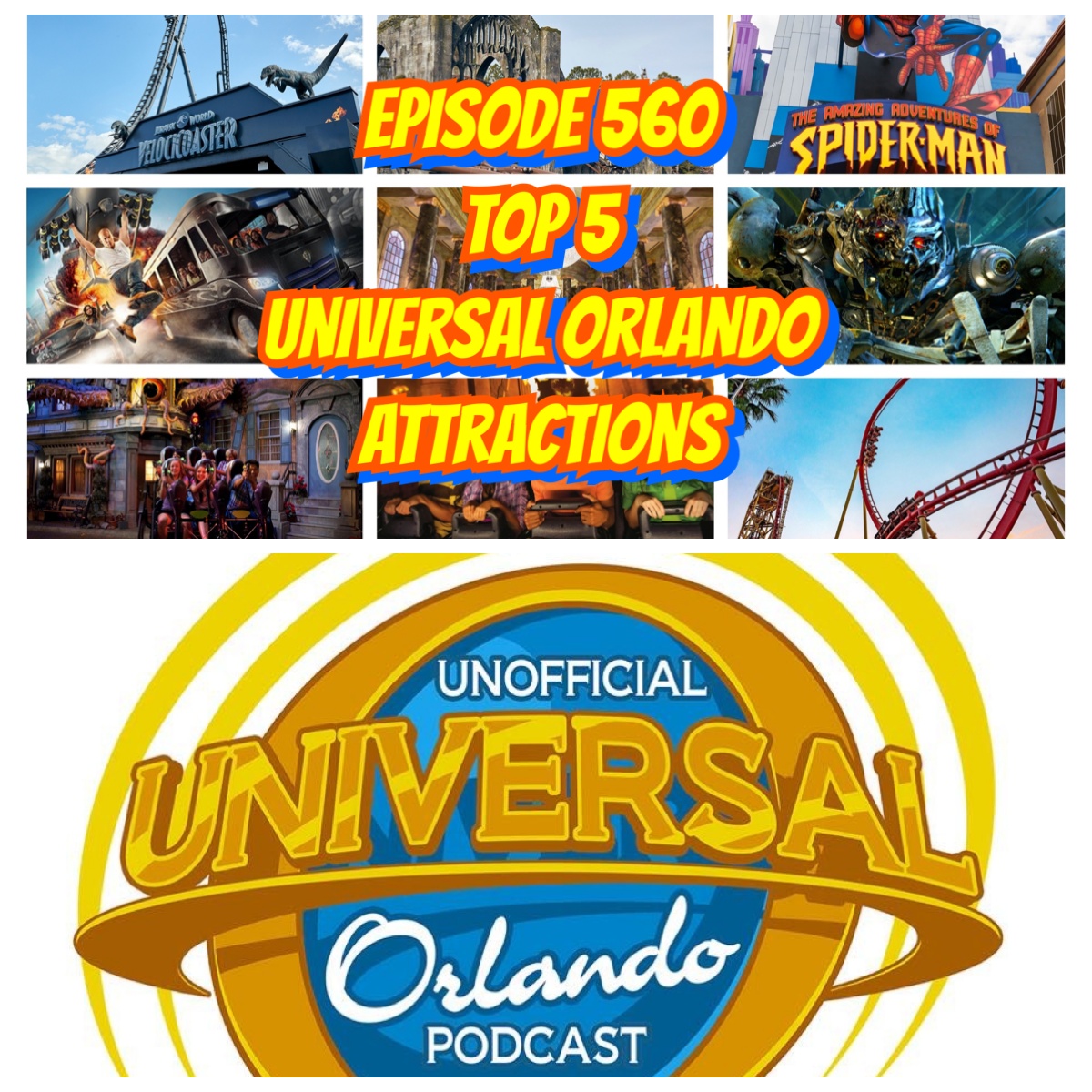 UUOP 560 Top 5 Universal Orlando Attractions Theme Park Duo