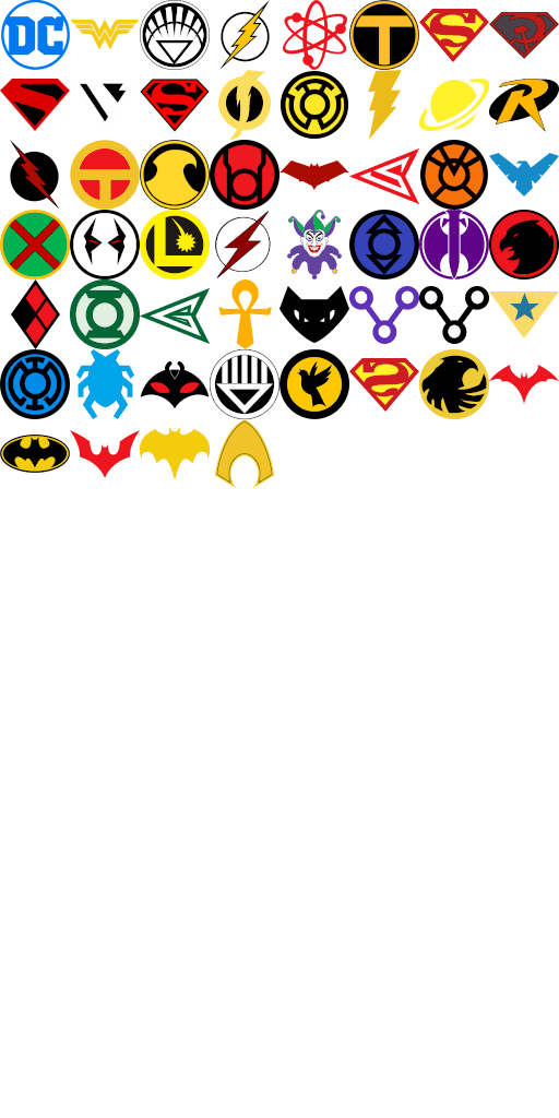 DC Comics Badges Theme Plaza