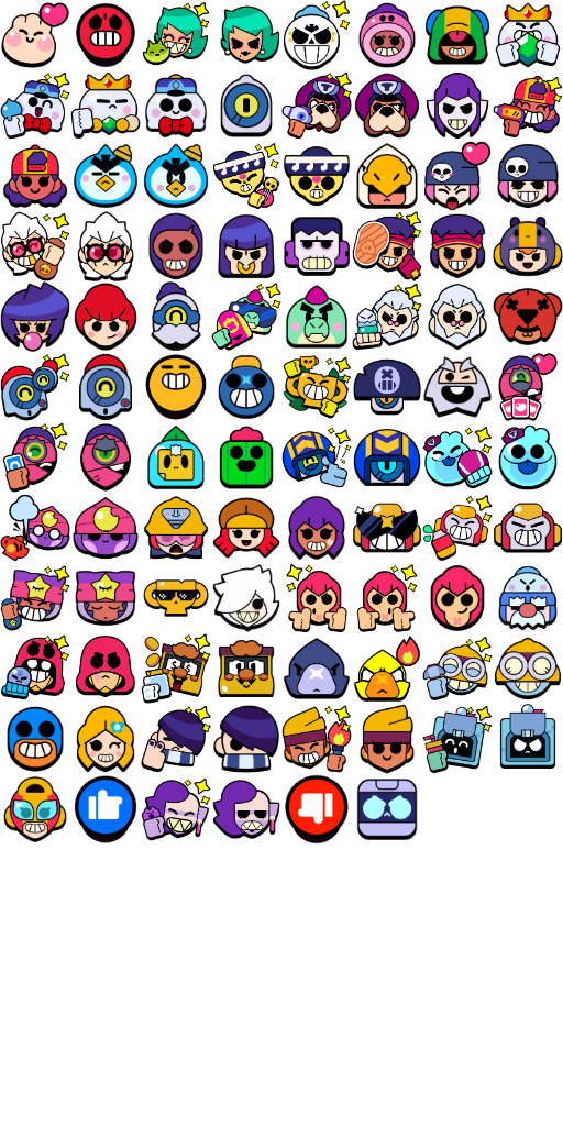 BrawlStars Brawler pins +‪α‬ Theme Plaza