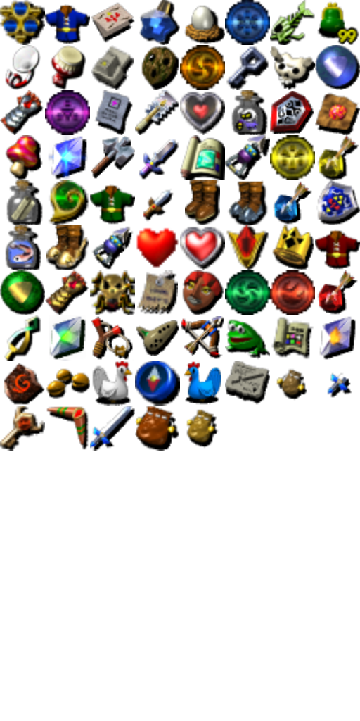Ocarina of Time N64 Icons Theme Plaza