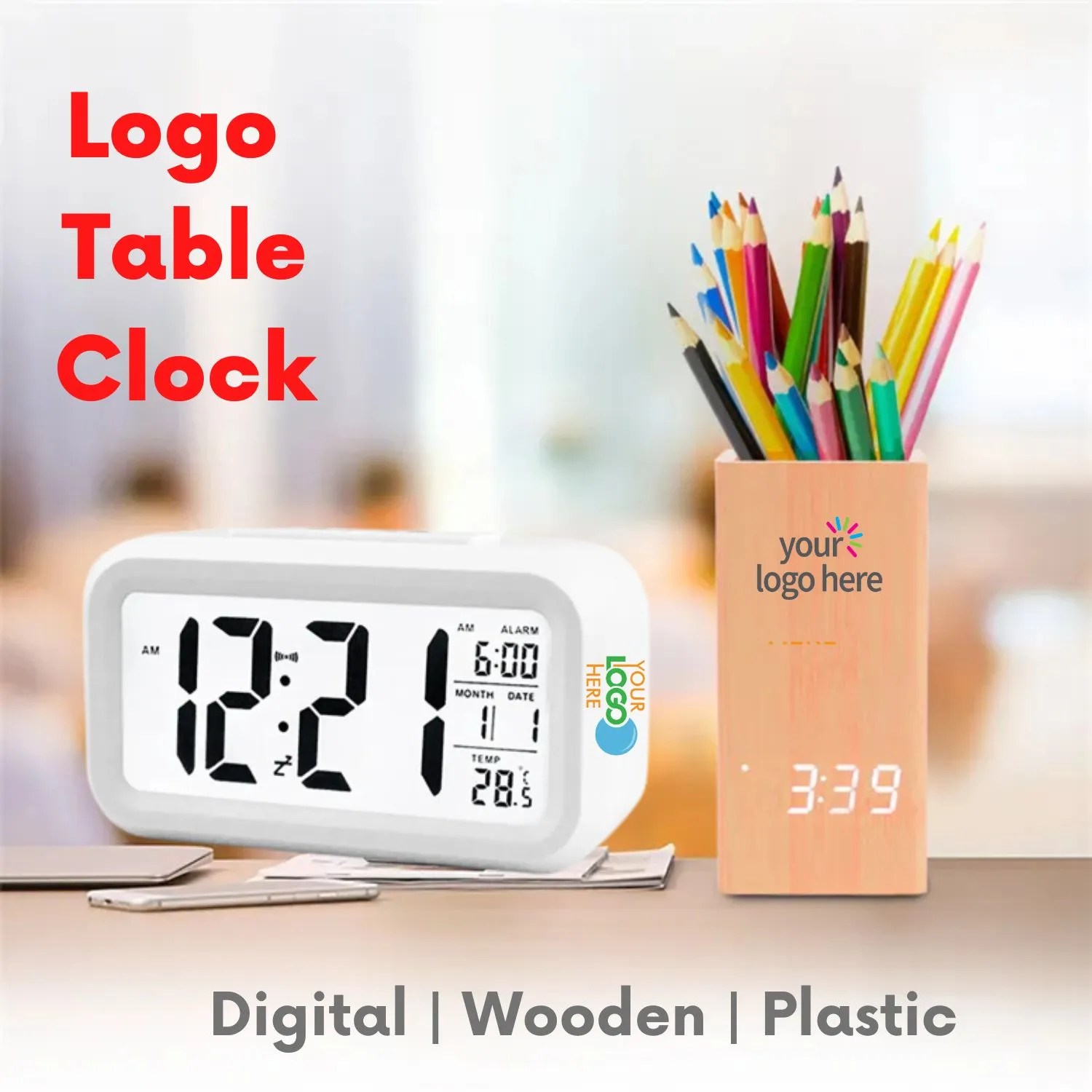 Customized Table Clock Manufacturers In Delhi NCR, Gurgaon, India