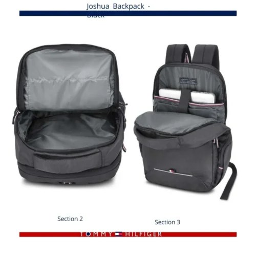Tommy Hilfiger Black Joshua Backpack