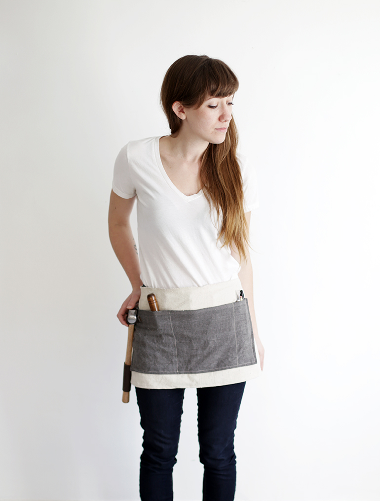 DIY Waxed Canvas Tool Apron The Merrythought