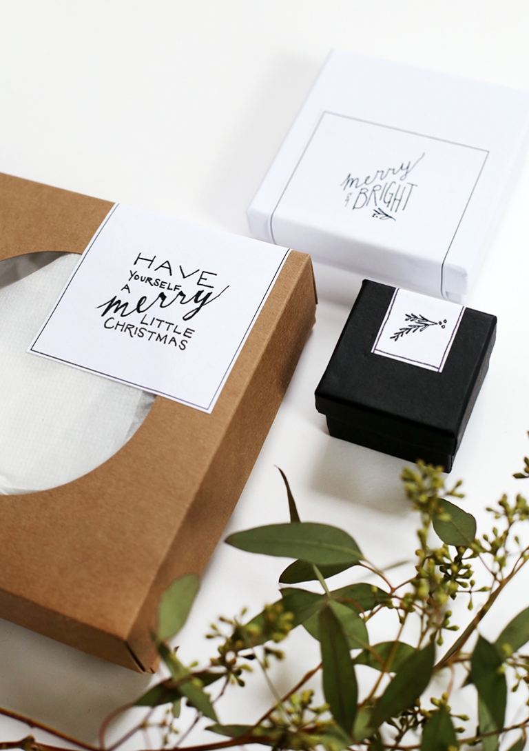 Printable Holiday Stickers The Merrythought