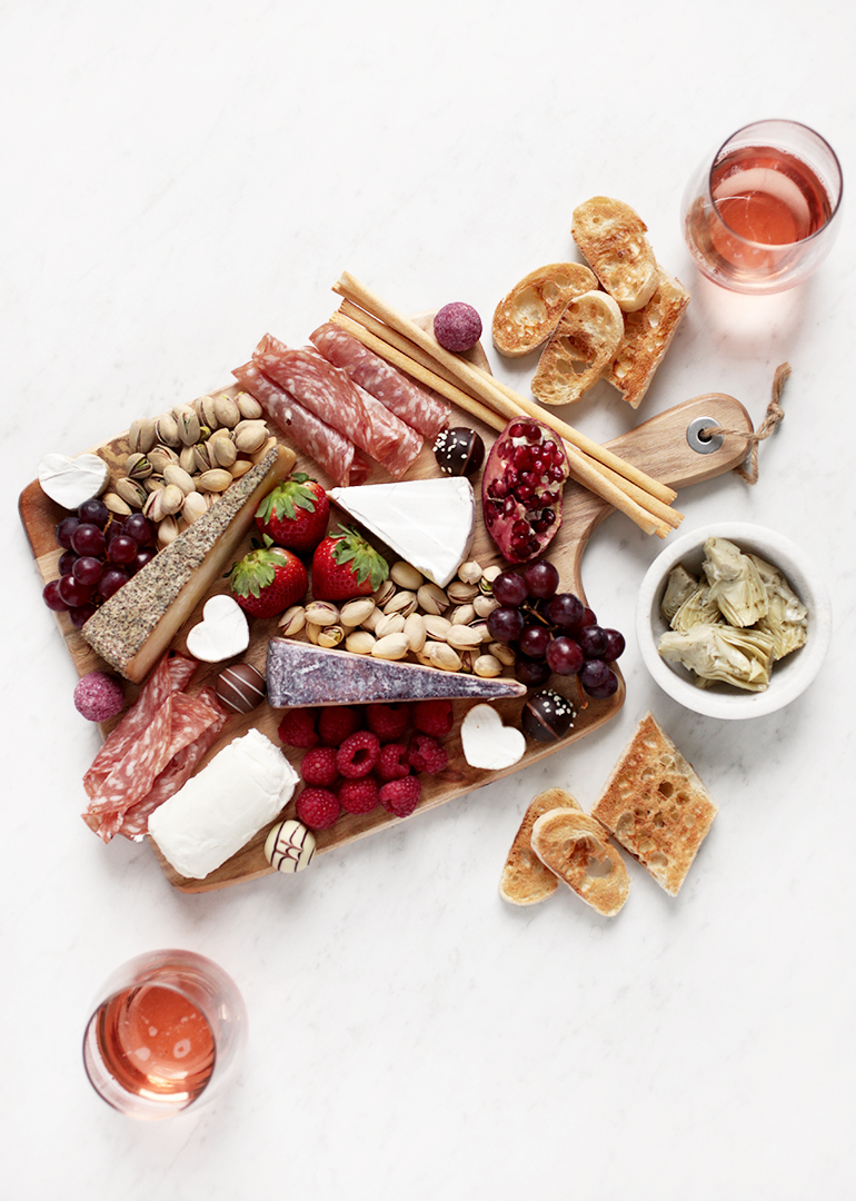 Simple Valentine's Day Cheese Board The Merrythought